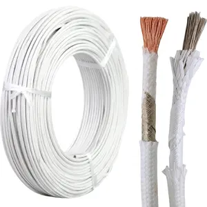 0-600C Mica calefacción electromagnética cable de alta temperatura Chapado en níquel conductor 25mm 35mm 50m 70mm 90mm cable resistente al calor