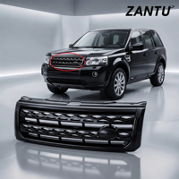 Pour Land Rover Freelander 2 2014-2016, calandre de pare-chocs avant noir brillant, kit carrosserie modifié avec grille en nid d'abeille, pièce de rechange