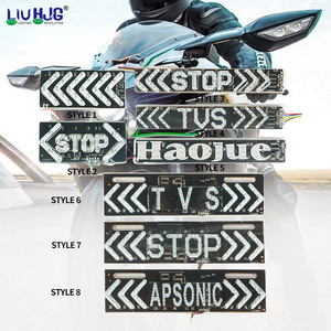 Liuhjg Tùy Chỉnh Xe Máy Lần Lượt Tín Hiệu Dừng Chỉ Số Ánh Sáng RGB Đèn Flash Cảnh Báo Tín Hiệu Cho Xe Máy Xe Đạp - Product Image 1