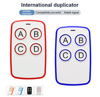 Portátil 433Mhz Universal RF marco de metal inalámbrico puerta de garaje Control remoto con Mini teclado venta directa de fábrica