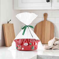 Handgemaakte multifunctionele opbergmand van katoenen touw, kerstversiering, cadeau-opbergmand met handvat