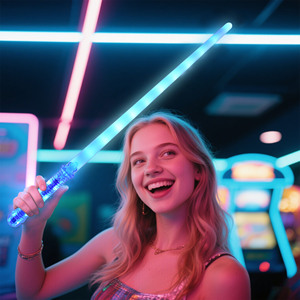 Jouets <span class=keywords><strong>lumineux</strong></span> 30 LED <span class=keywords><strong>Sabre</strong></span> laser pour enfants Épée spatiale lumineuse colorée clignotante Jouets classiques Starwars <span class=keywords><strong>Sabre</strong></span> laser LED - Product Image 3