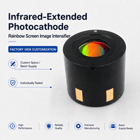 Tube intensificateur d'image MX10160 FOM 2000 à photocathode IR étendue et fenêtre à réseau de diffraction, écran arc-en-ciel P45