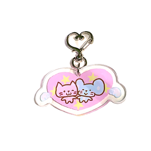 Portachiavi Ecologico a Forma di Topolino in Acrilico, Design Personalizzato con Stampa UV, Ologramma Leggero, Personalizzato Anime Cartoon Kerring - Product Image 2