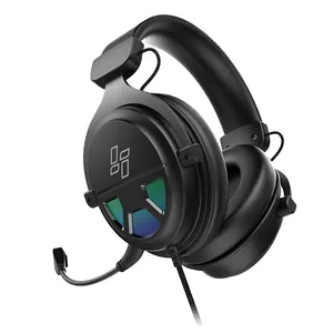 Gx200 Led Gaming Headset Bedraad 3.5 + Usb Gaming Hoofdtelefoon Rgb Over-Oor Muziek Hoofdtelefoon