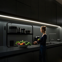 Bande Led Cob Offre Spéciale 320 Led avec mode d'éclairage de capteur pour armoire, escalier, garde-manger, comptoir, armoire, lit