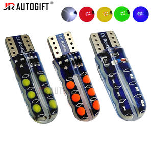 ไฟสโตรบ OEM 12V รุ่น T10 194 168 W5W COB 12 ชิป สำหรับไฟป้ายทะเบียน ไฟสัญญาณ ไฟอ่านหนังสือ  ซิลิกาเจล หลายสี แดง น้ำเงิน - Product Image 1