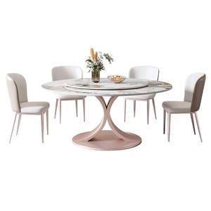 A buon mercato all'ingrosso moderno hotel di lusso case zona pranzo <span class=keywords><strong>cucina</strong></span> acciaio inox marmo <span class=keywords><strong>tavolo</strong></span> da pranzo set <span class=keywords><strong>6</strong></span> <span class=keywords><strong>posti</strong></span> - Product Image 5