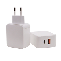 Chargeur rapide GaN 65W 2C1A USB C PD 3.0 PPS QC 3.0 Adaptateur mural multiport Prise EU US UK KR pour ordinateur portable, téléphone, tablette