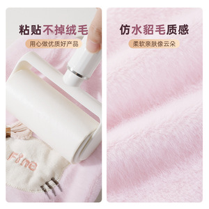 Cute Cat Ear Sleeve With Bow For Women Office Use Anti Stain Protection Autumn Winter Warm Long Sleeve - Product Image 2