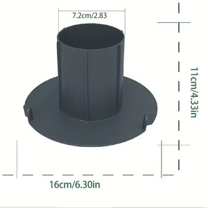 Protector antisalpicaduras universal para licuadoras TM5 TM6, tapa de plástico para mezcladora, accesorio de cocina para mezclar y triturar, 1 unidad - Product Image 2