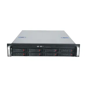 คอมพิวเตอร์ประสิทธิภาพสูงราคาถูก1TB HDD Iptv ไม่มี Hot Swap-2u 8Bays Rack Storage Server