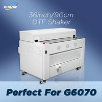 2026 Mesin Penggoyang Bubuk DTF Otomatis Mini 90cm/36inci dengan Pemurni Asap Efisien 6070 Penggoyang dan Pengering Printer DTF