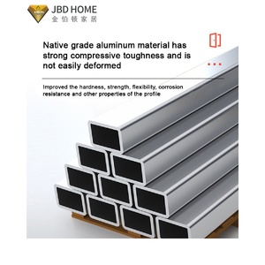 JBD HOME Kavisli Alüminyum Kanatlı Pencere - Enerji Verimli Evler için Termal Kesilmiş Çift Camlı - Product Image 5