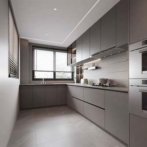 Gabinetes de Cocina Modulares de Madera Sólida RTA de Diseño Moderno y Lujo Americano Personalizados en China - Product Image 1