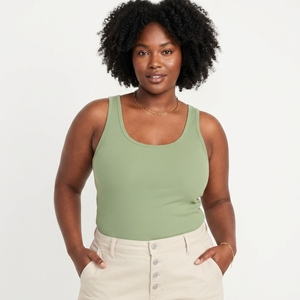 Mignon tricoté débardeurs pour femmes coton doux respirant écologique été gilet OEM en vrac en gros élégant décontracté haut tendance - Product Image 1