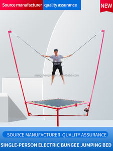 Trampoline à bungee de haute qualité et pas cher, à manivelle manuelle, pour enfants et adultes, aire de jeux extérieure - Product Image 6