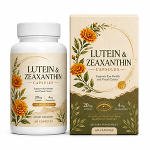 Cápsulas Bulk Vision Health con Extracto <span class=keywords><strong>de</strong></span> Caléndula, Luteína y Zeaxantina para Marcas B2B <span class=keywords><strong>de</strong></span> Bienestar, Fábrica OEM ODM - Product Image 1