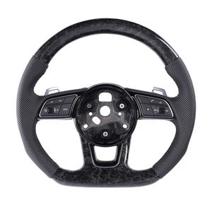 Volant de direction en carbone forgé à fond plat en gros pour <span class=keywords><strong>Audi</strong></span> MK7 GTI <span class=keywords><strong>RS</strong></span> Q8 B9 S6 2007 - Product Image 2