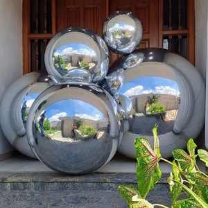 Boule de miroir gonflable avec pompe réutilisable grand événement décor ballon en PVC pour les concerts de fête scène spectacles de mariage - Product Image 1