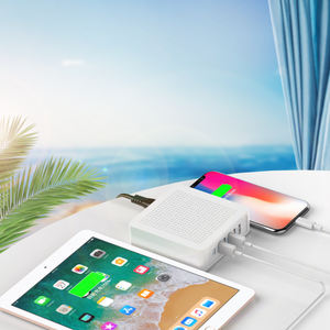 Caricatore USB a <span class=keywords><strong>6</strong></span> Porte con Ricarica Rapida 3.0 per Telefono, Adattatore per <span class=keywords><strong>iPhone</strong></span> e Tablet, Caricatore Portatile da Muro, Caricatore Rapido - Product Image 6