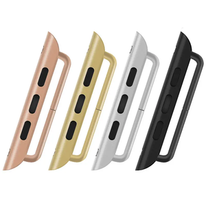 Connettore adattatore per <span class=keywords><strong>apple</strong></span> <span class=keywords><strong>Watch</strong></span> <span class=keywords><strong>Band</strong></span> 44mm 40mm 42mm <span class=keywords><strong>38mm</strong></span> IWatch 5 4 3 2 in acciaio inossidabile adattatore in metallo accessori per orologi - Product Image 1