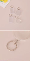 Porte-clés photo numérique en acrylique transparent et alliage de zinc, cristal, étanche, léger, logo personnalisé, cadeau promotionnel, ovale