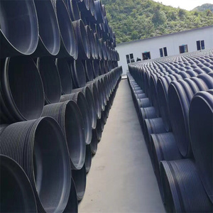 Tubo de drenaje de 6 metros de largo Pn10, 60 pulgadas, 800mm, tubos de plástico HDPE, tubo de <span class=keywords><strong>alcantarilla</strong></span> corrugado de doble pared de plástico HDPE - Product Image 6