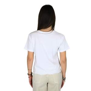 T-shirt Take Two Donna DKE9005 Bianco blanc avec poche, style décontracté - Product Image 3