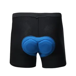 Fabrication de shorts de cyclisme rembourrés pour hommes sous-vêtements de vélo rembourrage en mousse caleçon de vélo pour le cyclisme