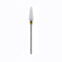 6.0mm forme conique peu haute qualité outil de vernis à ongles manucure peu acrylique enlèvement céramique ongles forets