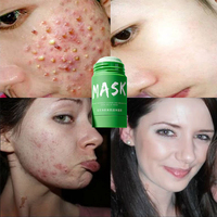 Masque Nettoyant Anti-Acné Végan Original au Thé Vert en Stick – Soin Visage Purifiant à l'Argile et aux Fruits – Masque en Stick au Thé Vert OEM
