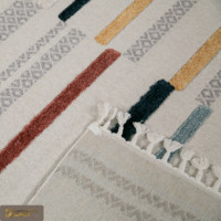 Tapis 100% polyester haute densité LandScopeTech, antidérapant, insonorisant, tissé à la machine, à poils coupés, jacquard, hauteur de poils 9-10 mm