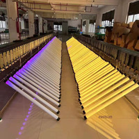 Matrice lumineuse LED RGB 1M avec contrôle DMX512 pour parc à thème - Tube à pixels cinétique avec système de treuil de levage