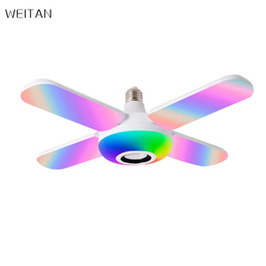 Đèn Led Bóng Đèn Loa Nhiều Kết Nối Bóng Đèn Âm Nhạc RGB + CW Đèn Thay Đổi Màu Đèn LED A60 - Product Image 4