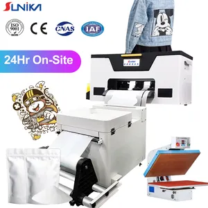 Sunika Epson Printhead F1080 xp600 kepala cetak otomatis multifungsi a3 a4 a5 30cm dtf mesin cetak printer dengan kaus