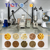 Ligne d'extrusion d'aliments pour animaux en acier inoxydable à performance constante et polyvalente pour le bétail, la volaille et les aliments aquatiques