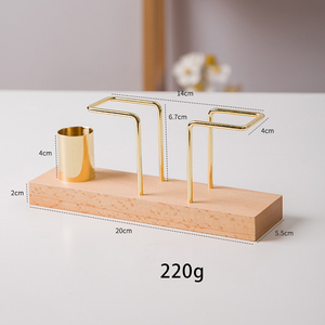Großhandel Papier Servietten halter <span class=keywords><strong>Tissue</strong></span> Dispenser Holz Servietten halter für Tisch - Product Image 6