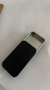 Diseño personalizado oro Mini colorido plástico en relieve menta tapa tarjetas embalaje rectángulo caja de Metal contenedor caja de lata deslizante - Product Image 6