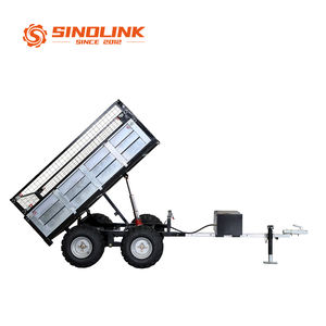 Remorque <span class=keywords><strong>agricole</strong></span> hydraulique robuste - Idéale pour le transport de bois de ferme, de bois de chauffage et l'élimination des déchets agricoles - Product Image 5