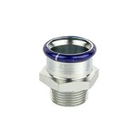 Plomberie EN10312 acier inoxydable Inox SS304 SS316L haute qualité M profil monobloc presse raccords de tuyauterie