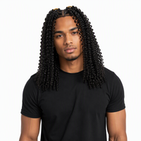 Extensions de cheveux humains bruts vierges super double drawn, qualité supérieure, brillants, doux, bouclés crépus, à crocheter, en promotion
