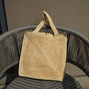 กระเป๋าโท้ทดีไซน์เรียบง่ายสำหรับผู้หญิงรุ่นใหม่ล่าสุด ความจุเยอะ เหมาะสำหรับวันหยุดพักผ่อนและไปเที่ยวทะเล - Product Image 5