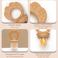 KingKam-Plateau de congélation en silicone pour bébé, ensemble de récipients de stockage pour le lait maternel, moules à sucettes glacées, mangeoire pour fruits