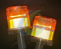 Hochleistungs-Solar-Blinklicht P65 Wasserdichte LED-Lampe für Verkehrsregelungsbereiche
