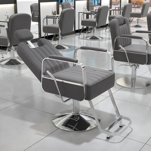 Fauteuil de Barbier Professionnel Inclinable, Chaise de Coiffure Hydraulique Moderne pour Salon, Spa, et Salon de Beauté, Mobilier Robuste pour Salon de Coiffure - Product Image 4