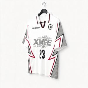 Camiseta de Fútbol de Malla para Clubes de Fútbol, Temporada de Verano 2026, Personalización con el Diseño Exclusivo de tu Marca, Camiseta de Fútbol para Hombre - Product Image 3