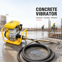 Xinwo Handgeführter Benzin-Betonrüttler Hohe Grabkraft 0,5MM Amplitude Geräuscharm Ergonomisches Design 14kg Gewicht 1 Jahr Garantie