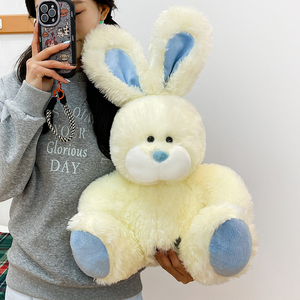 Peluche de Conejo <span class=keywords><strong>Bonnie</strong></span> Gris Personalizado al por Mayor, Muñeco de Conejo de Orejas Largas para Regalos de Pascua y San Valentín, Animal de Peluche con MOQ Bajo - Product Image 2
