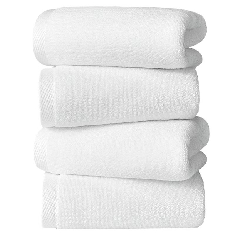 Simple Solid Color Bath Towels Minimalist